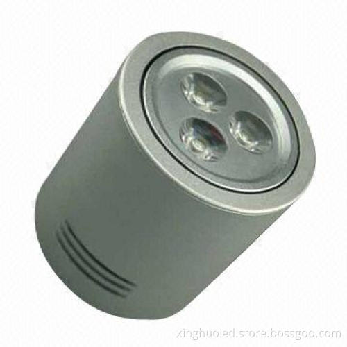 3W Surface-mounted LED Downlight, Energy-saving, Long Lifespan, High Luminous Flux
